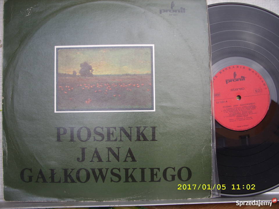 LP skladankaJAN GALKOWSKIPIOSENKI płyta winylowa dolnośląskie Wołów