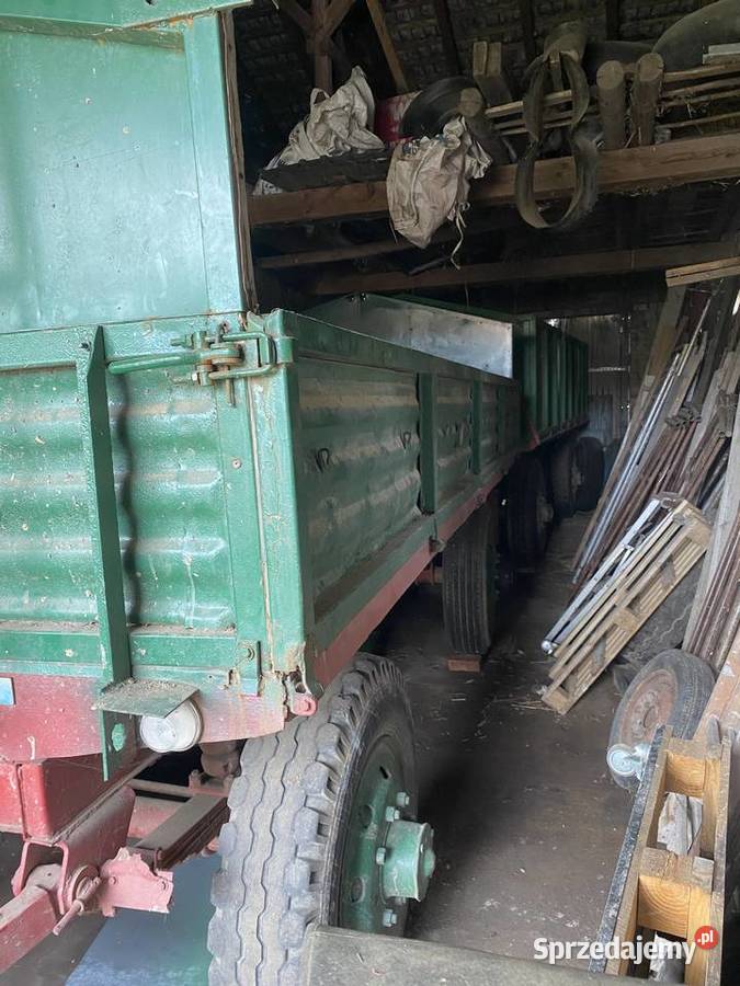 Przyczepa Autosan d50 6t Przyczepy rolnicze dolnośląskie Kostomłoty sprzedam
