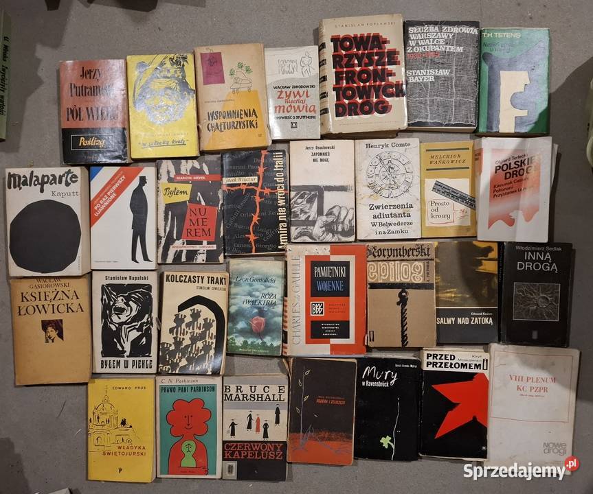 Książki różne zestaw mazowieckie Kajetany