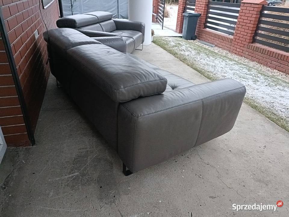 Sprzedam 2 sofy ze skóry wielkopolskie Konin