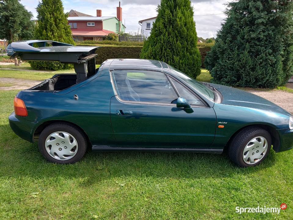 Honda crx del sol pierwszy właściciel 152 zielony Goleniów sprzedam