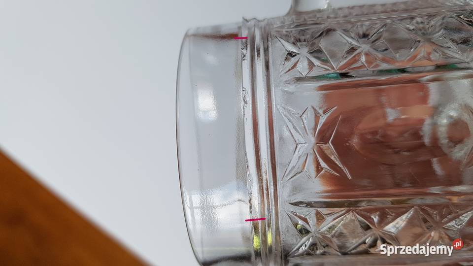Stare szklane kufelki 4 x kufelek Dąbrowa Górnicza