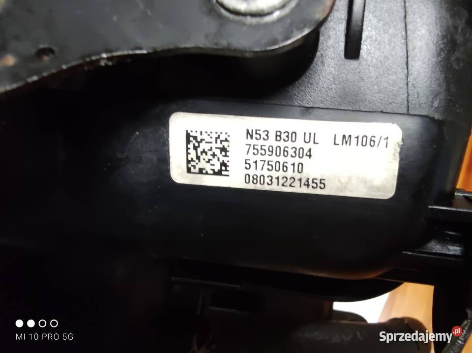 Kolektor ssący BMW kod silnika N53B30 kolektory ssące Warszawa