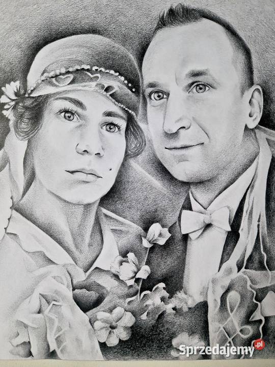 Rysunek ze zdjęcia Duży format Portret na
