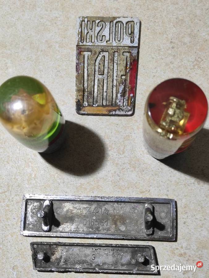 Stare gałki zmiany biegów emblemat Polmo PRL lubuskie sprzedam
