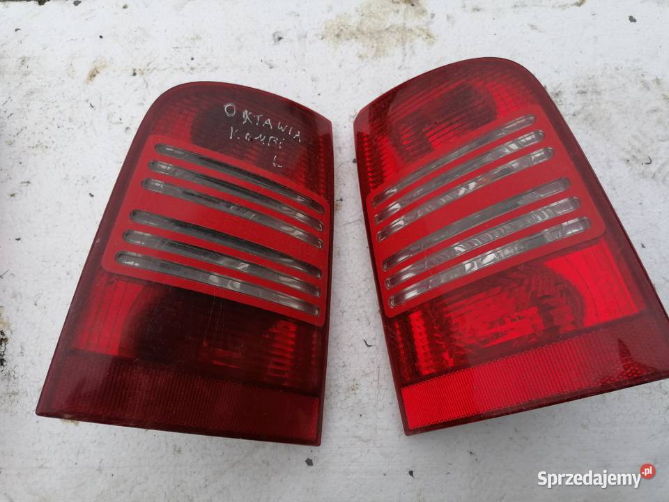 Lampy Tył Komplet Skoda Octavia osobowe Pogorzelec
