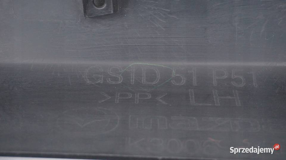 LISTWA PROGOWA LEWA PRÓG MAZDA 6 GH 0712 Nowy Tomyśl sprzedam