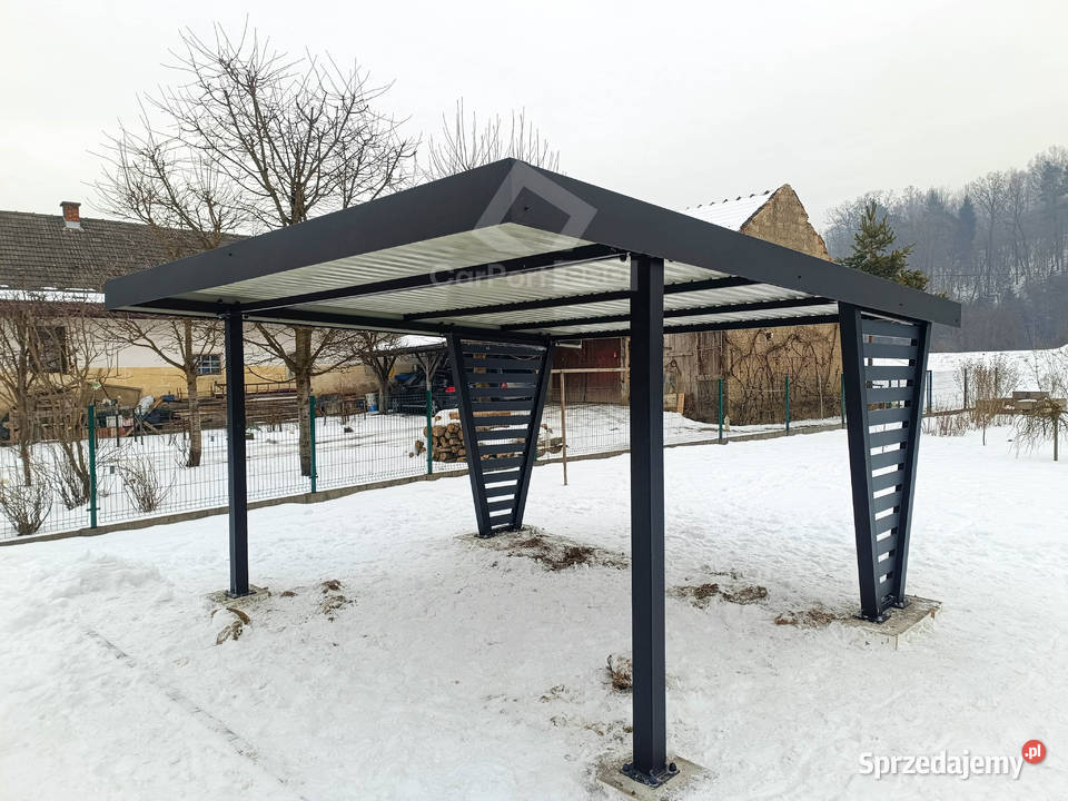 Carport V PREMIUM 4x5m Wypełnienie panelami Elbląg sprzedam
