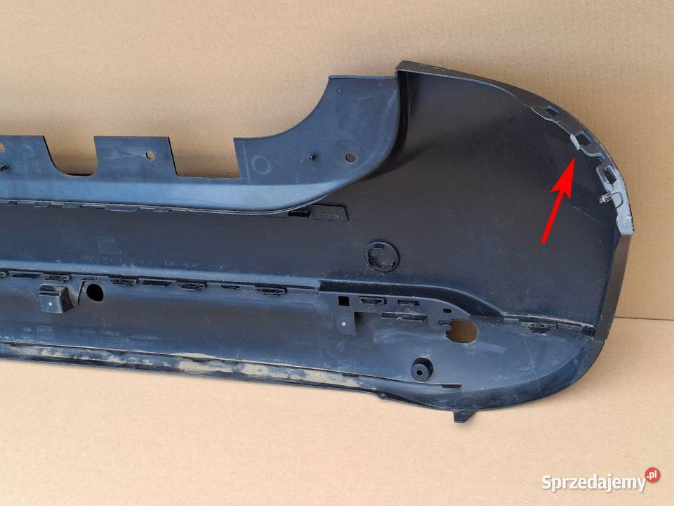 SMART FORTWO III W453 ZDERZAK TYŁ TYLNY DOKŁADKA Bieleń