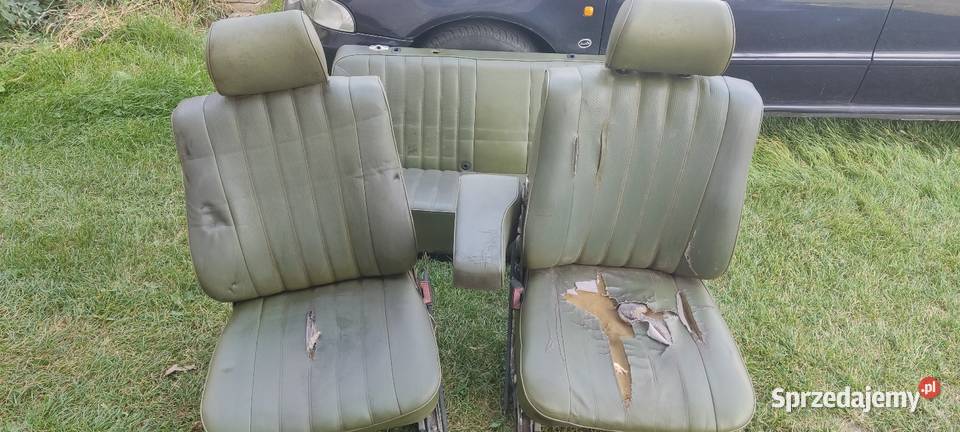 Mercedes w123 kombi fotele oliwkowe Kraśnik