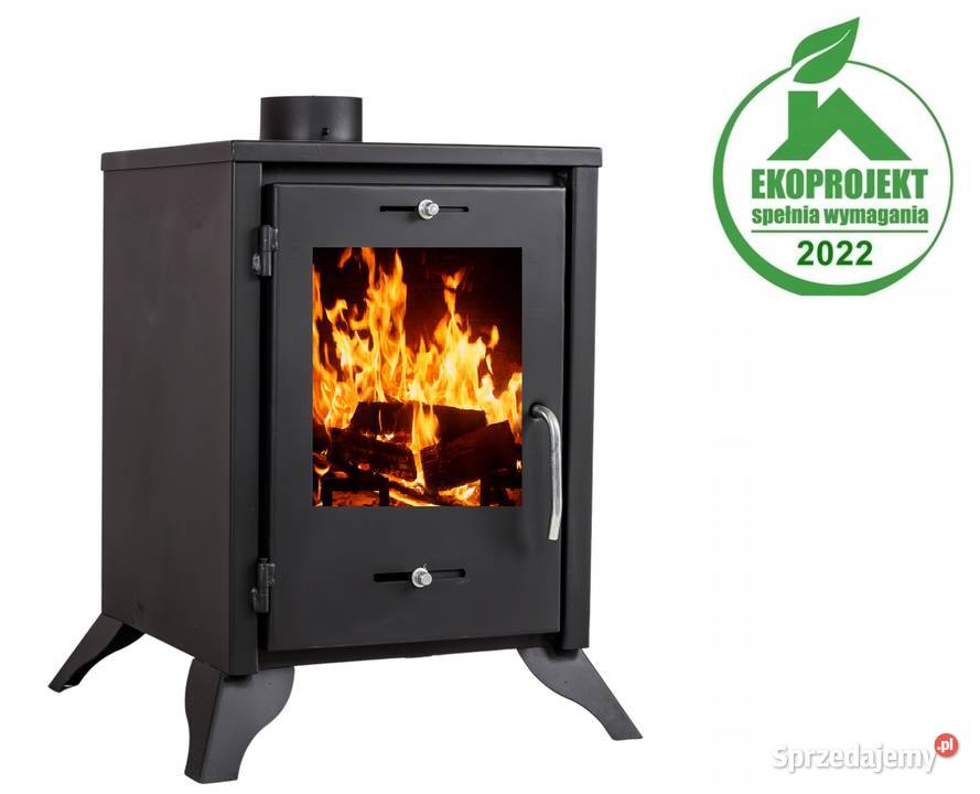 PIEC PIECYK KOZA KOMINEK ZEFIR STALOWY W14 7KW Piece wolnostojące Skawina