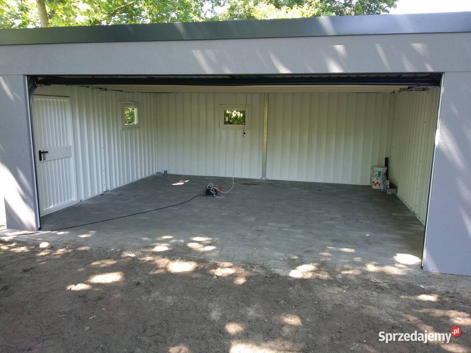 Garaż blaszany 20 TYNKOWANY Łódź sprzedam