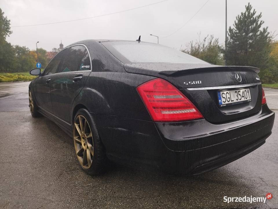 Salon Polska Mercedes S klasa 47 V8 340 2007 59s automatyczna Sośnicowice