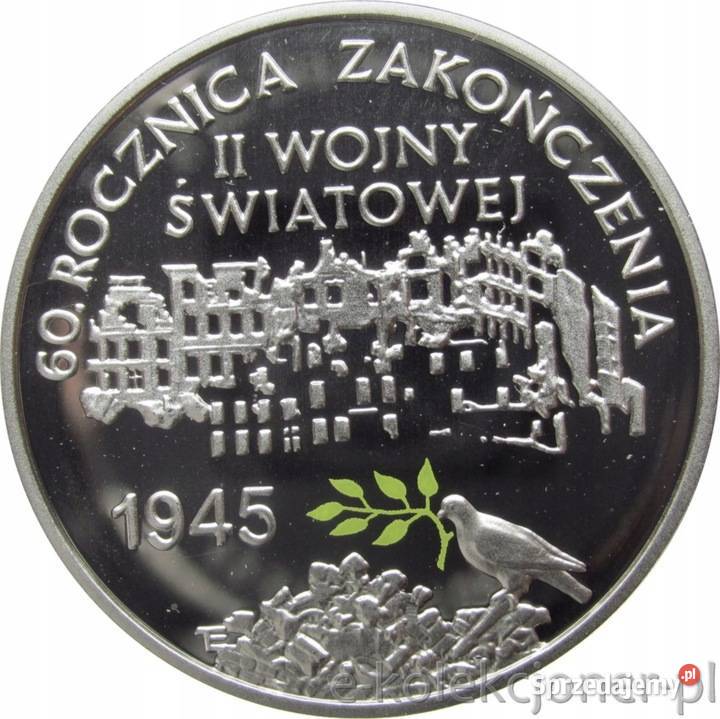 MONETA 10 2005 ROCZNICA ZAKOŃCZENIA WOJNY K65 Warszawa