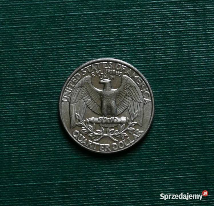 USA dolara 1998r Ćwierćdolarówka Waszyngtona Gliwice
