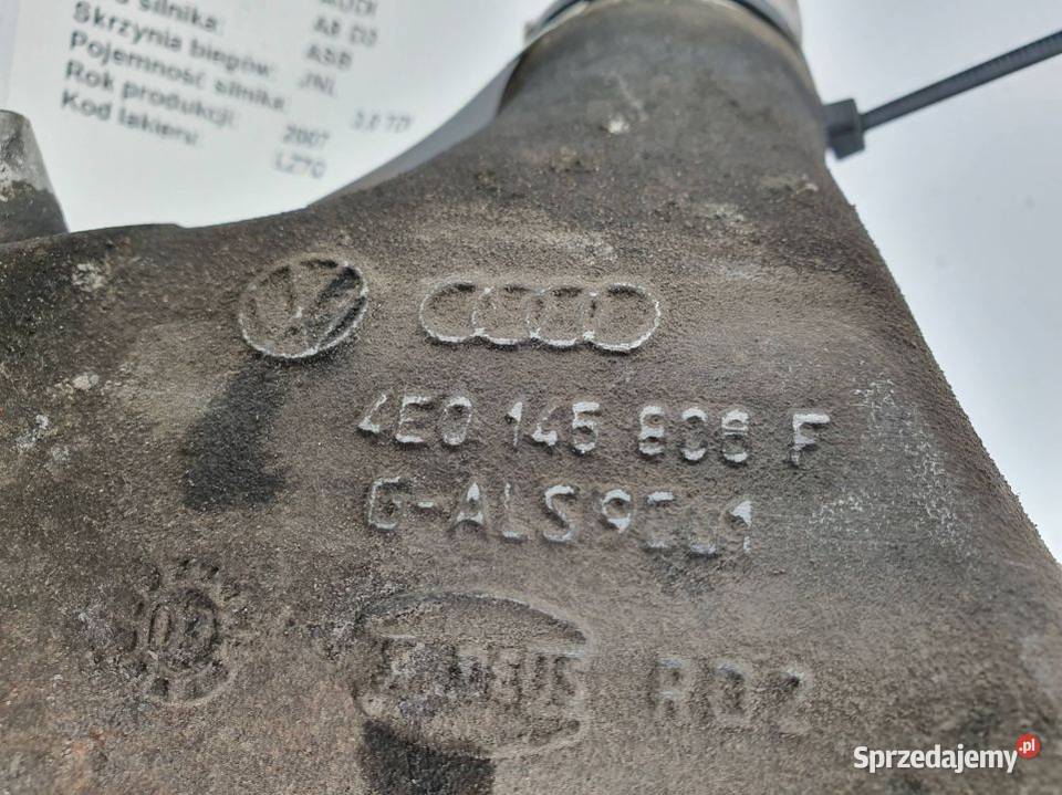 INTERCOOLER AUDI A8 D3 4E0145808F Pozostałe Lipno