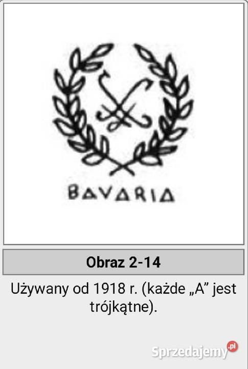 Porzellanfabrik Oscar Schaller Co Nachfolger łódzkie Pabianice sprzedam