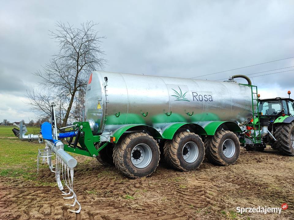 Wóz asenizacyjny ROSA 27R3 27000 litrów TRIDEM Goliaty