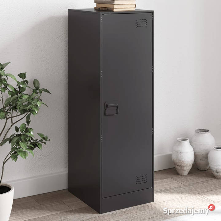 Szafka czarna 345x39x107 stal WM841703 mazowieckie Warszawa