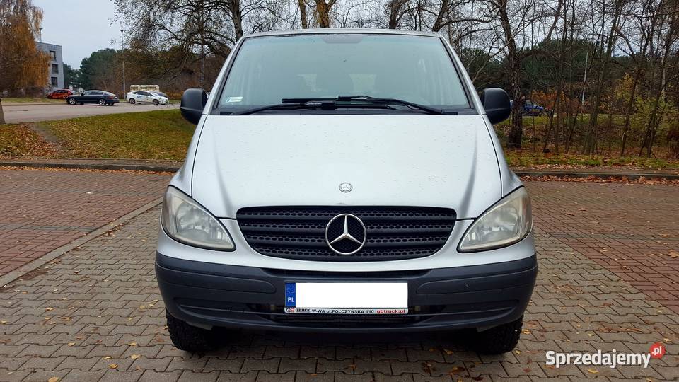 Vito LONG 4x4 2008r brygadówka 6osób Salon pomorskie Gdańsk sprzedam