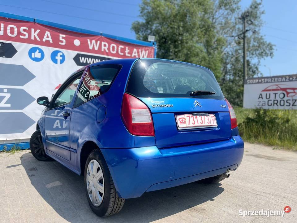 Citroen C2 14 Diesel 2006 Ekonomiczne Miejskie Wrocław