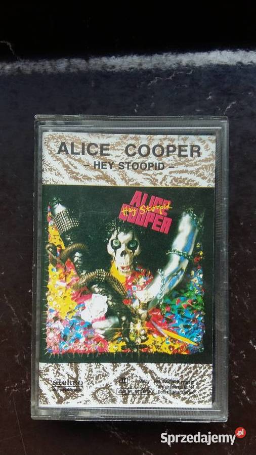 Kaseta magnetofonowa Alice Cooper Hey stoopid podlaskie Siemiatycze