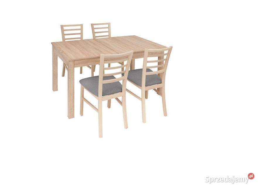 Zestaw stół rozkładany + 4 krzesła - HIT!