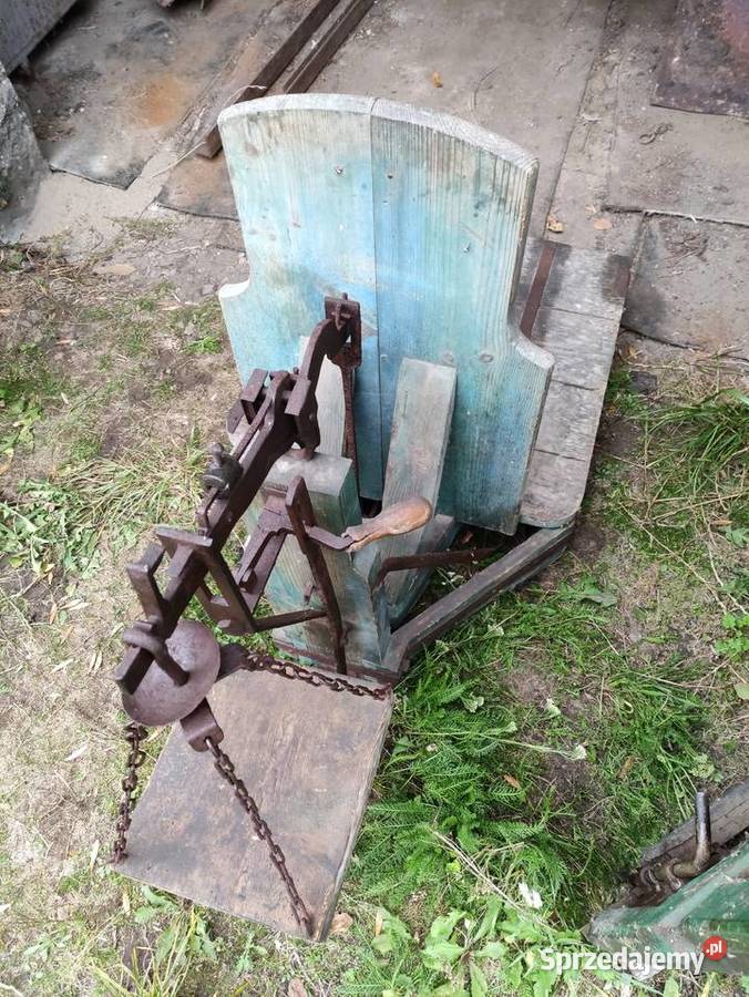 Waga stara na odważniki Przeworno