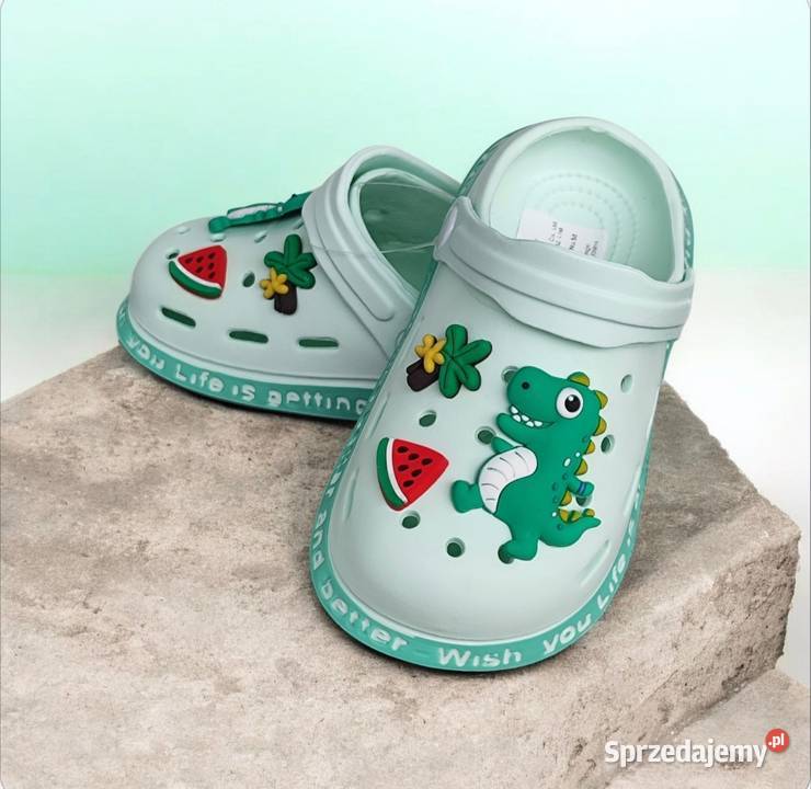 Chodaki crocs klapki piankowe chłopięce basen chłopiec Klapki