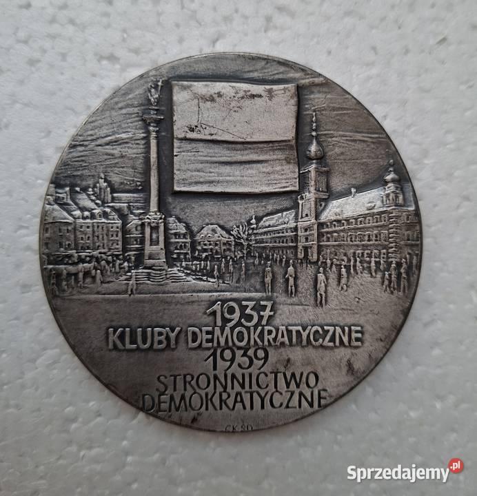 50 Lat Stronnictwa Demokratycznego medal Warszawa