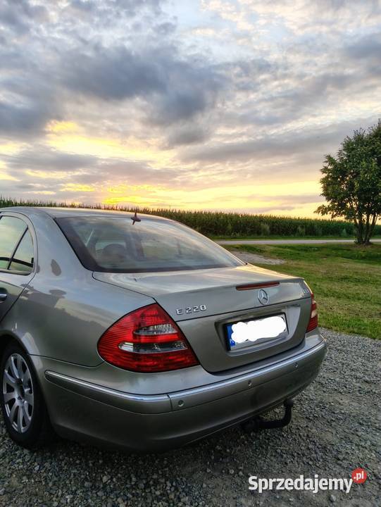 Mercedes w211 22cdi 160 skórzana tapicerka Chełm