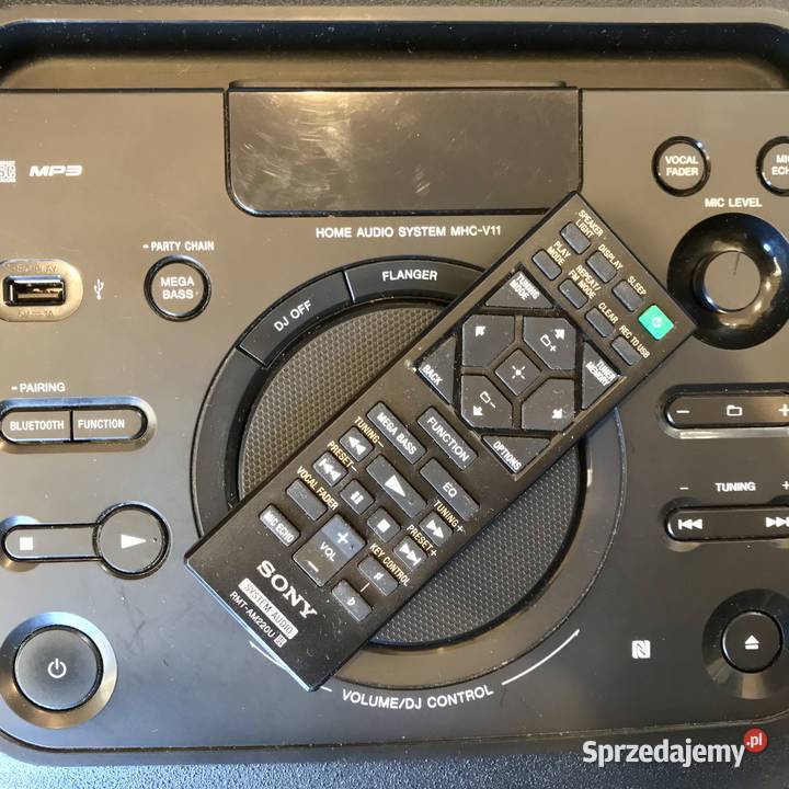 Głośnik imprezowy Sony MHCV11 z pilotem mazowieckie Warszawa sprzedam