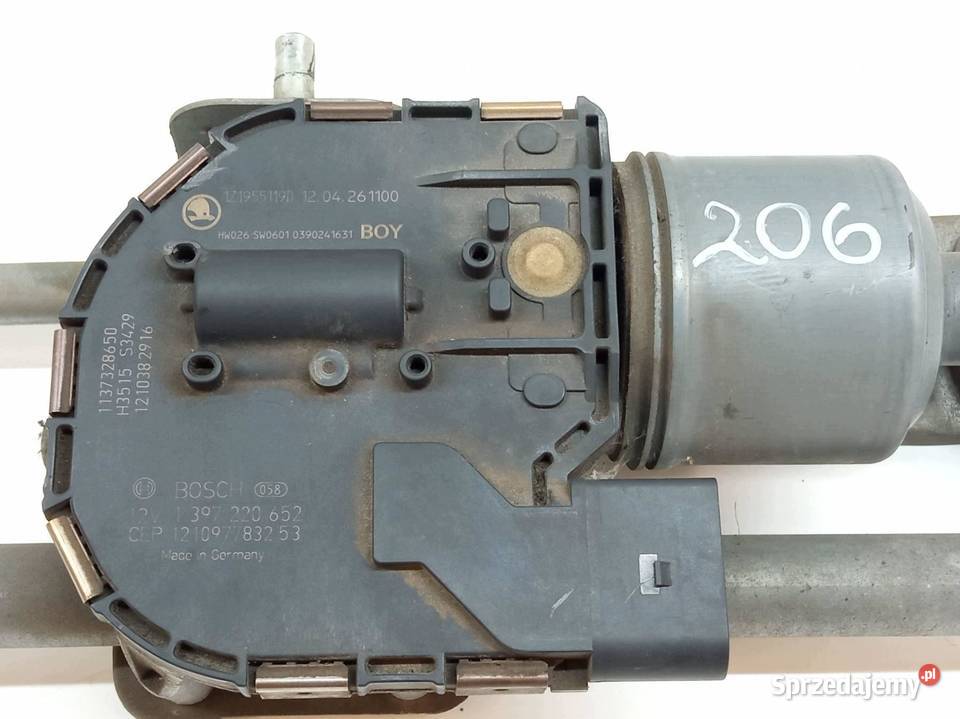 MECHANIZM WYCIERACZEK PRZÓD EUROPA LIFT Rok produkcji 2012