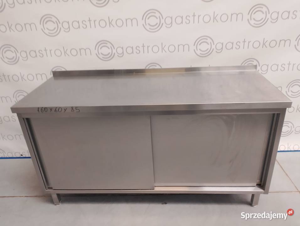 STÓŁ PRZYŚCIENNY DRZWI PRZESUWNE 160X60X85 Gastronomia Gastronomia dolnośląskie