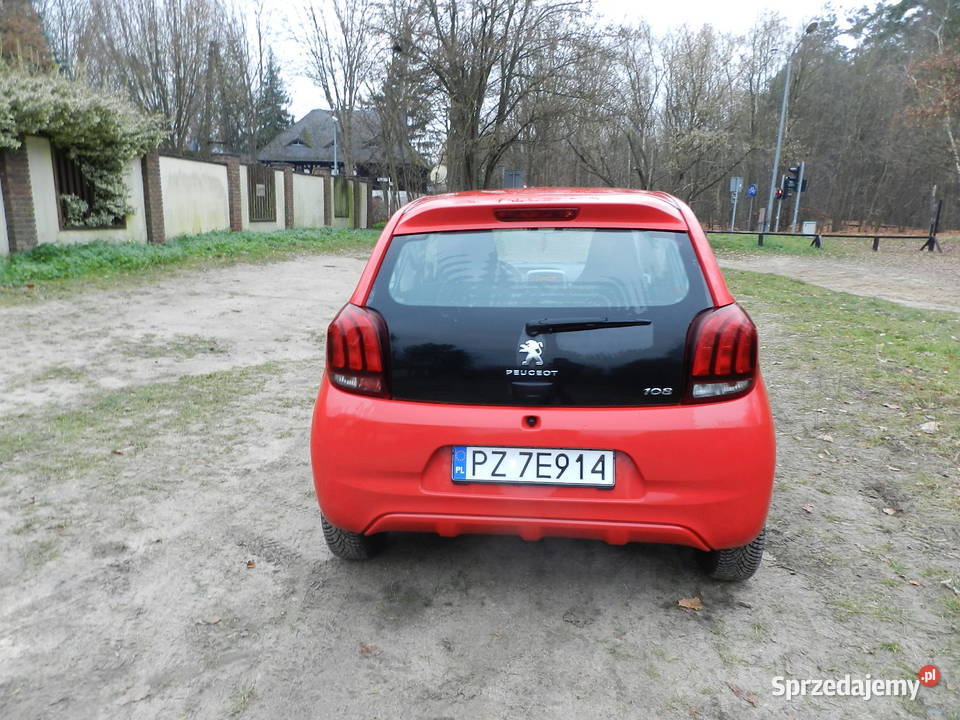 Peugeot 108 małe tanie serwisowane niezawodne centralny zamek 108 Puszczykowo