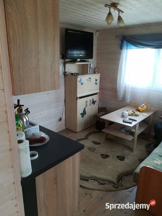 DOMEK CAŁOROCZNY3x7 mobilny drewniany Karwia