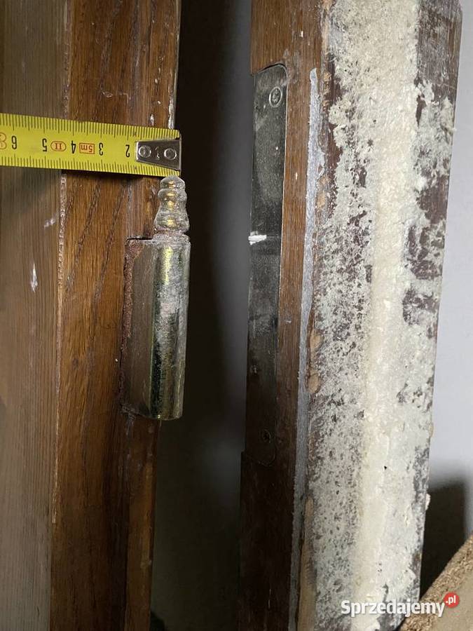 Drzwi dębowe zewnętrzne 99 x 209 Dębica