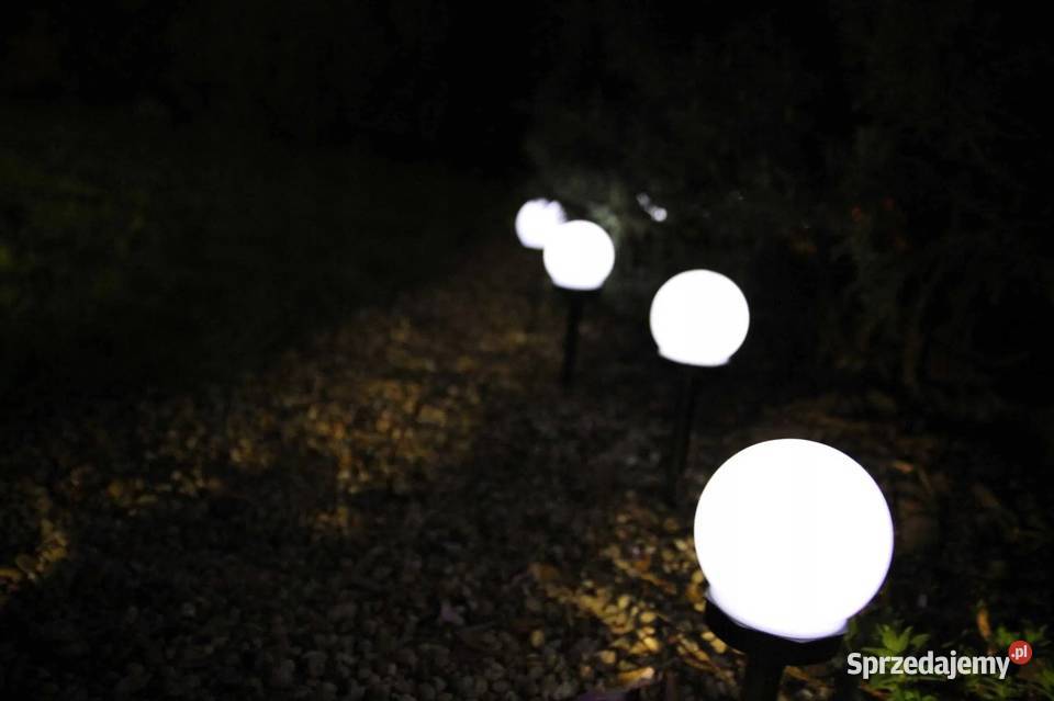 ZESTAW LAMPY SOLARNE KULA 10 sztuk Lampki Warszawa