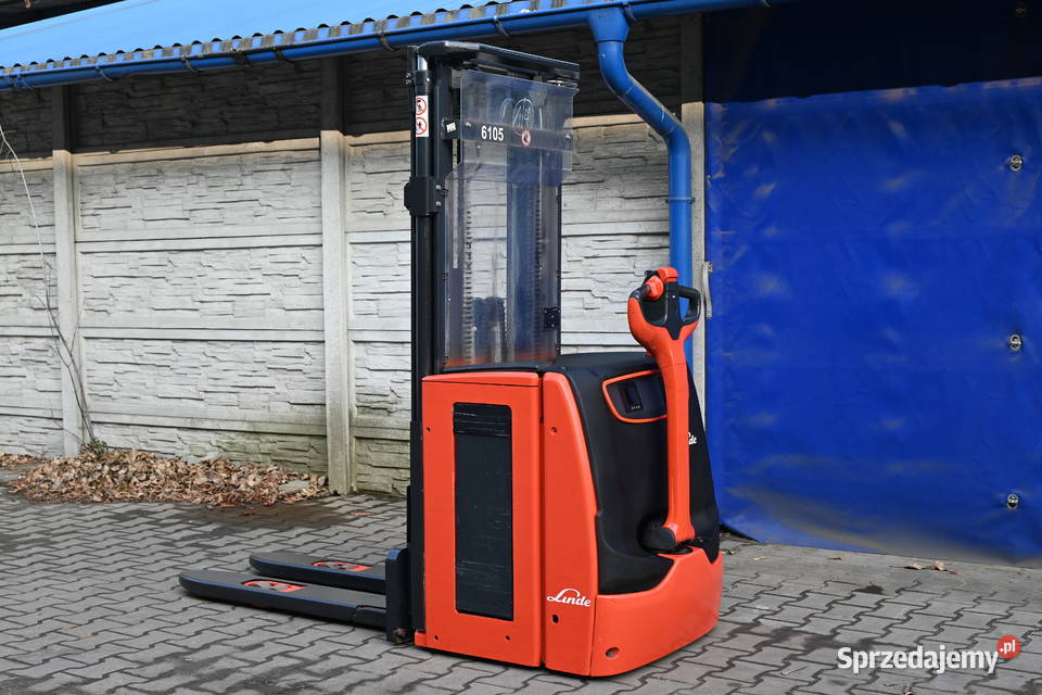 Paleciak elektryczny Linde L14 1400 Triplex 430 Częstochowa sprzedam