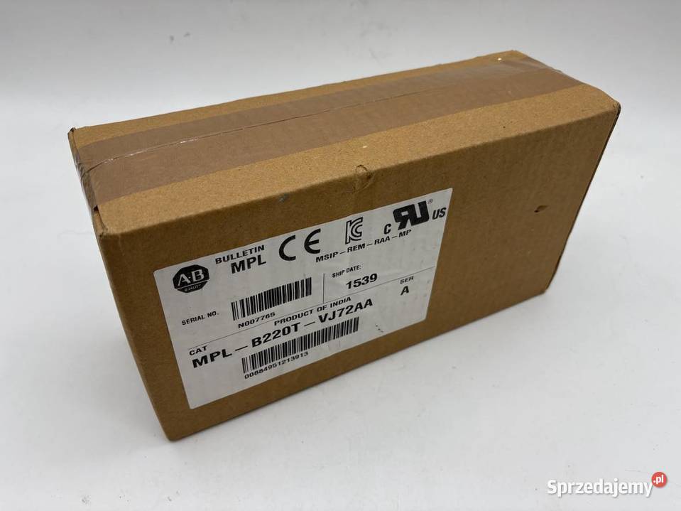 Allen Bradley MPLB220TVJ72AA Servomotor