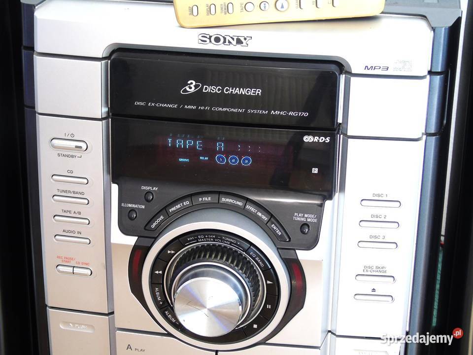 Wieża Sony HCDRG170 pilot kolumny sprawna podkarpackie Jasło