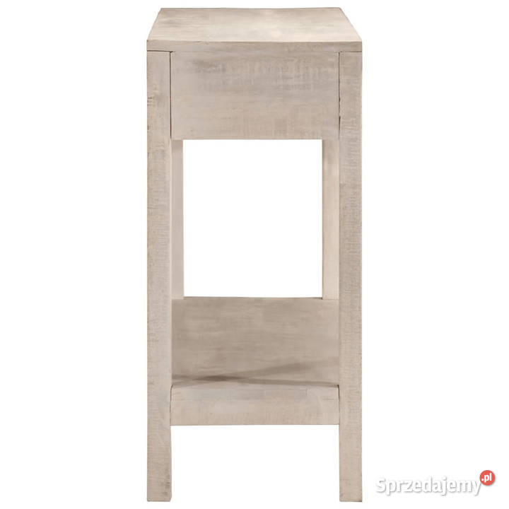 Stolik konsolowy biały 110x35x75 lite drewno mazowieckie Warszawa