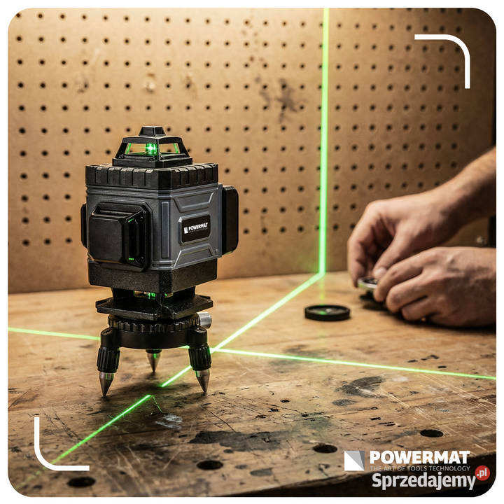poziomica laserowa laser krzyżowy zielony Katowice sprzedam