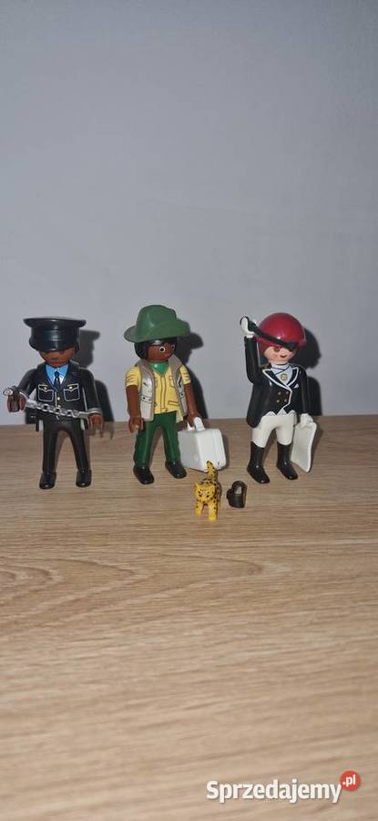 figurki playmobil 3 zestaw 4580 policjant badacz Figurki Kraków