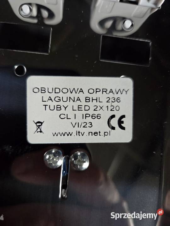 Hermetyczna oprawa LED 2x18W IP65 120 duża ilość Warszawa