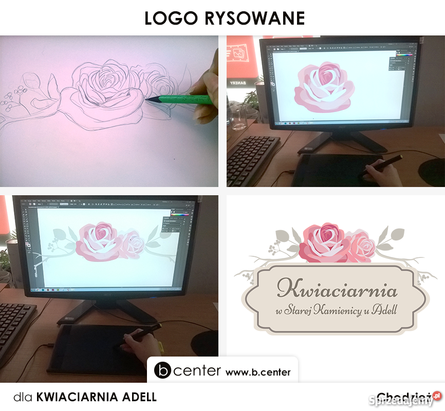 Projekty graficzne RADOM projekt LOGO wizytówki