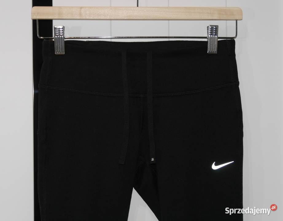 Nike legginsy siateczka odblaski 34 XS czarny Pozostałe Wrocław