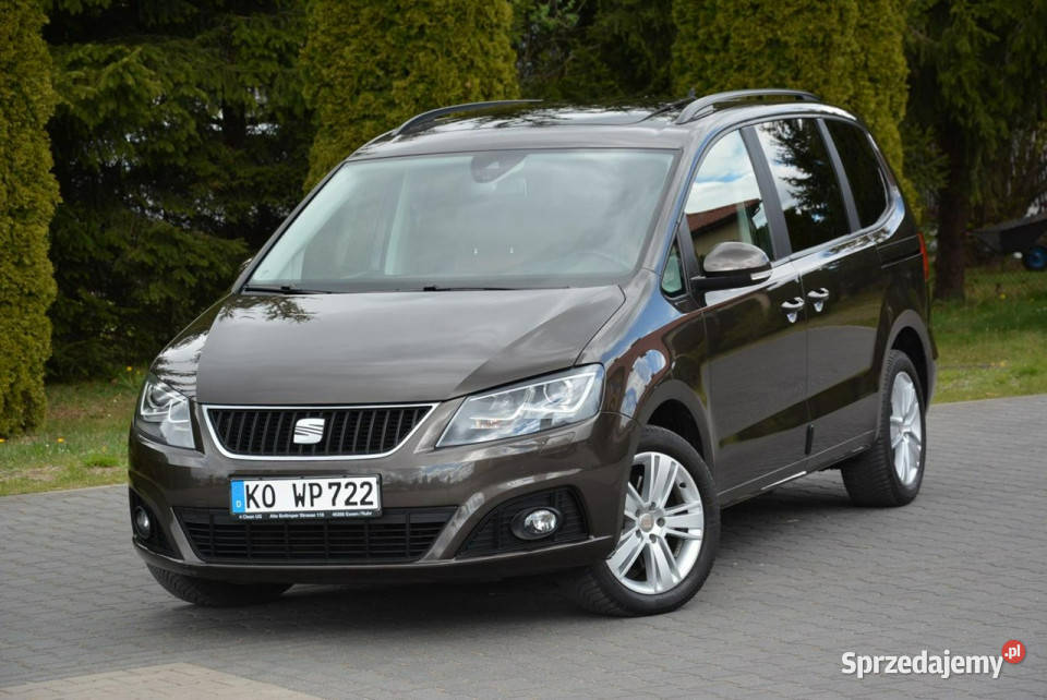 Seat Alhambra 7Foteli DSG biXenon Ledy Skóry kurtyny powietrzne Ostrów Mazowiecka