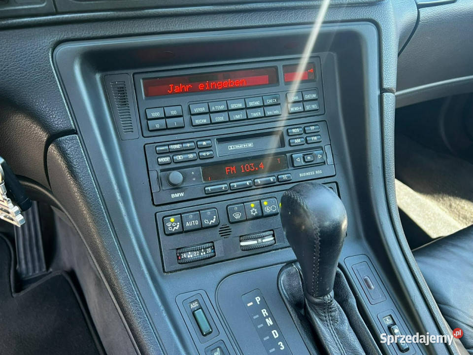 BMW 850 Zarejestrowana I E31 19891999 podgrzewane fotele Baranowo
