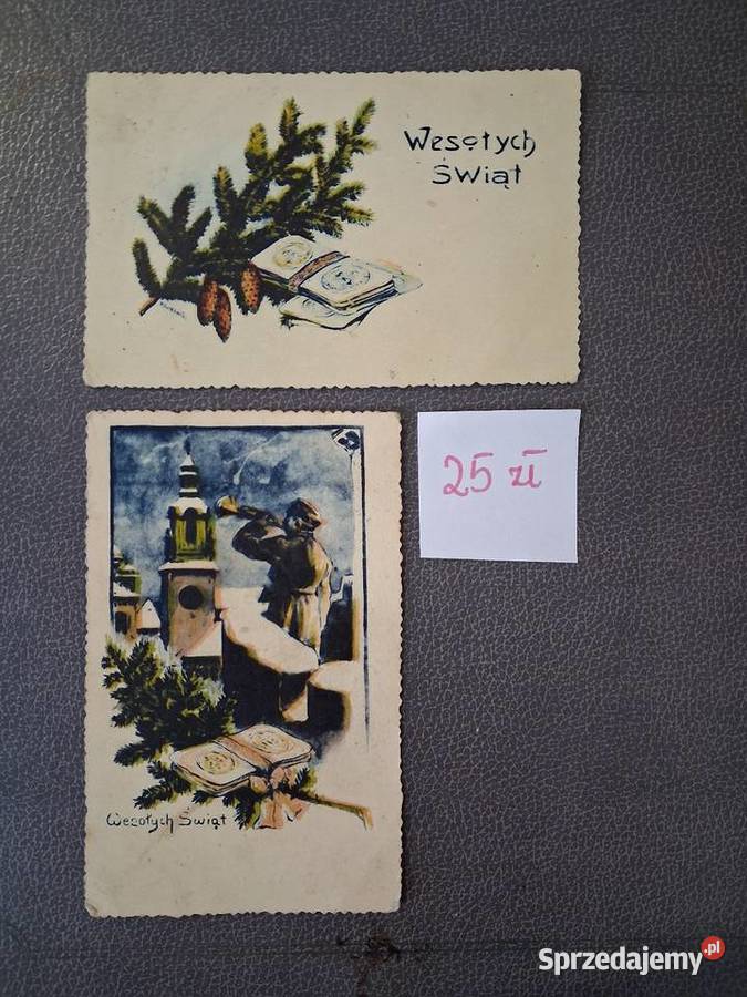 Stare kartki świąteczne Pocztówki i karty telefoniczne lubelskie